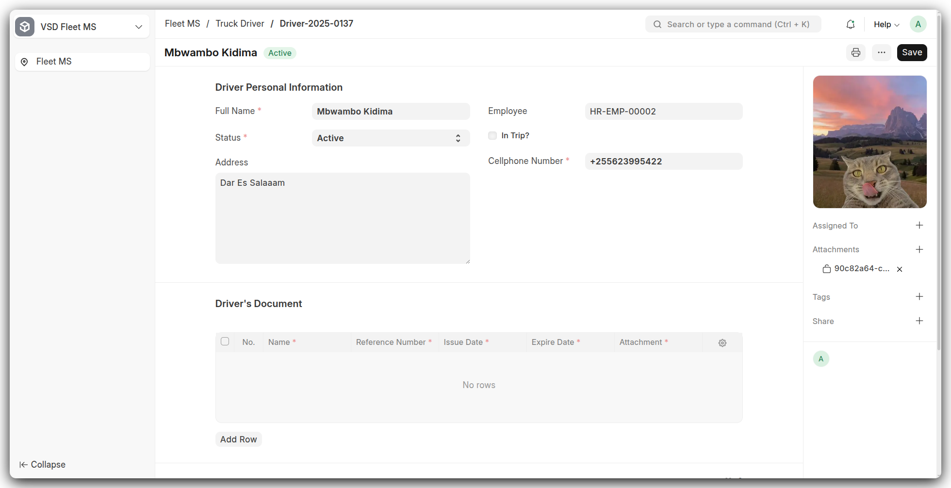 Driver Doctype Screenshot